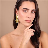 Orecchini Etrusca Donna in Lega metallica WSET00882.YG - WSET00882.YG